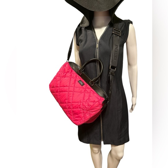 Polo by Ralph Lauren Pink Quilted Tote NWT. - Picture 1 of 9
